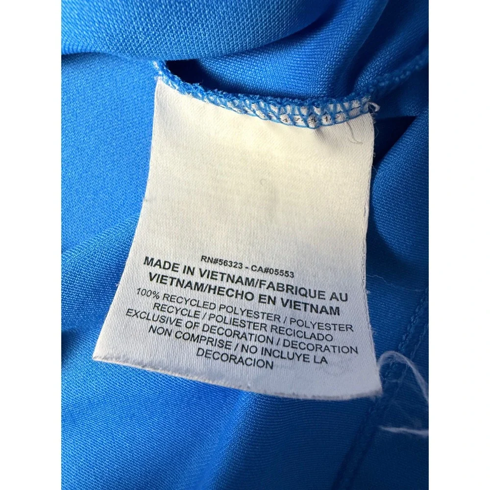 Nike Golf Dri-FIT Polo Shirt Womens XL Blue Short Sleeve‎ AA3334-406